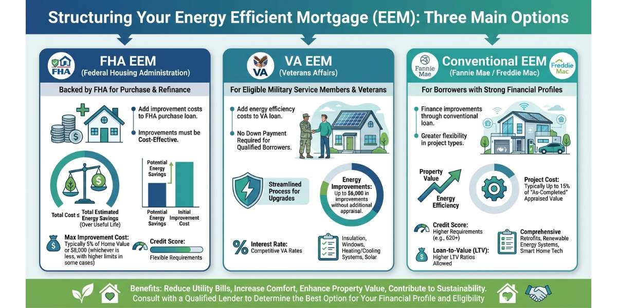 Types of Energy Efficient Mortgages: FHA, VA, and Conventional