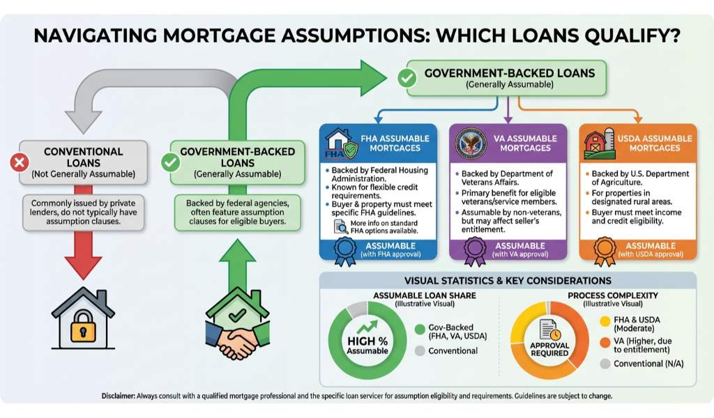 Types of Assumable Mortgages: FHA, VA, and USDA Loans