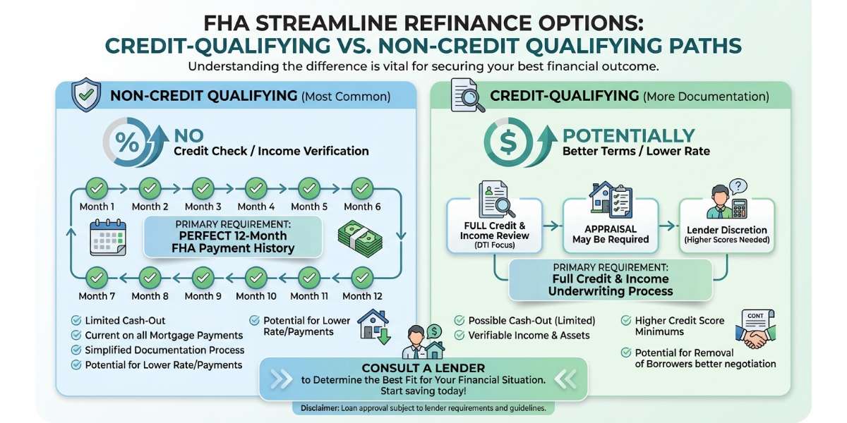 Credit-Qualifying vs Non-Credit Qualifying FHA Streamlines